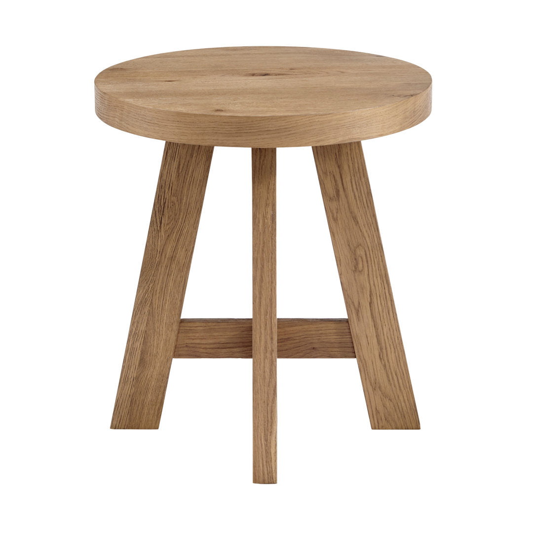 Wiese 22'' tall End Table The Twillery Co.® Color: Prairie Oak