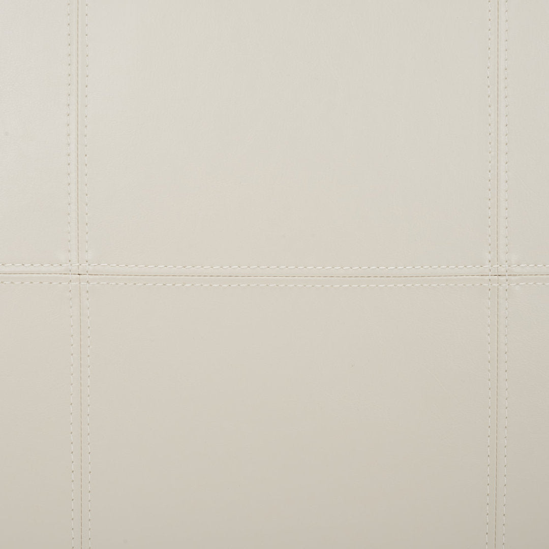Maiden Upholstered Flip Top Storage Bench Latitude Run® Color: Flat Cream Faux Leather