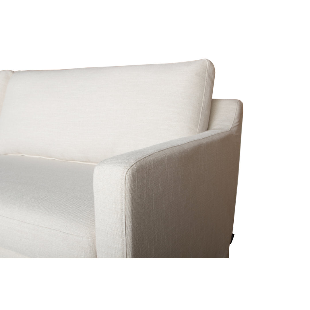 Neruda 86'' Slipcovered Sofa Joss & Main Fabric: Diego Cream Performance Plainweave