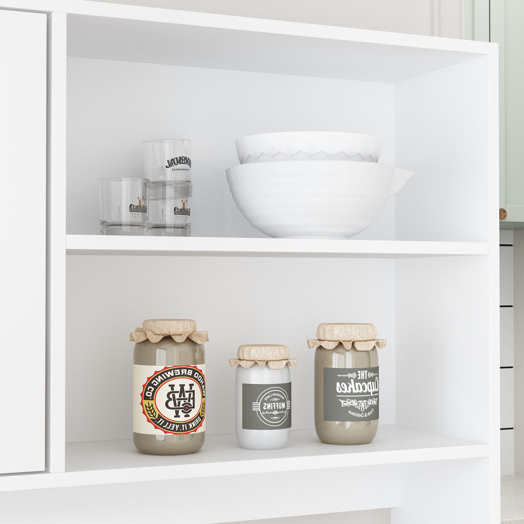 Dorilal 74.8" Kitchen Pantry Tucker Murphy Pet™ Finish: White