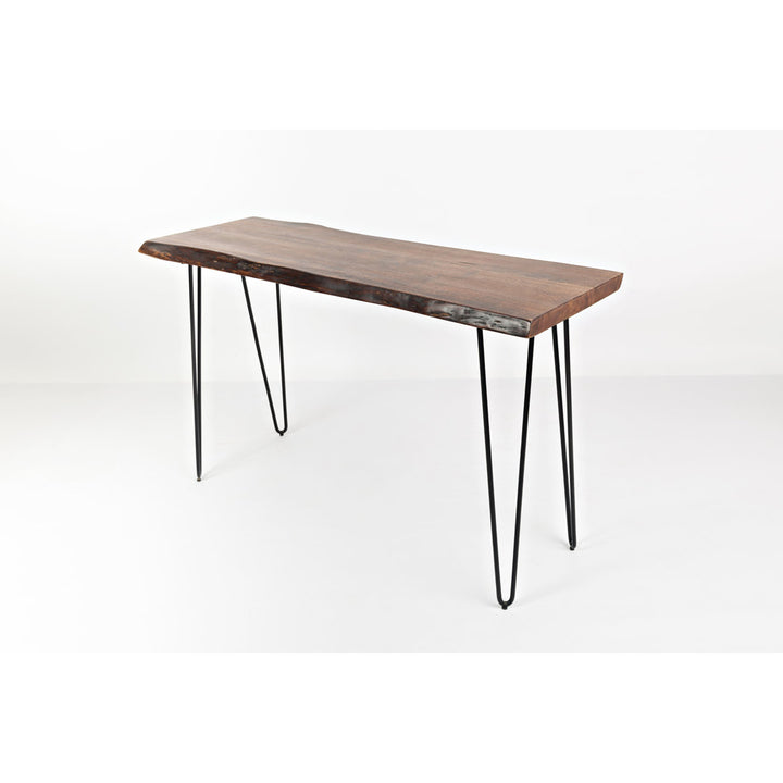 Camak 50'' Console Table The Twillery Co.® Table Top Color: Chestnut