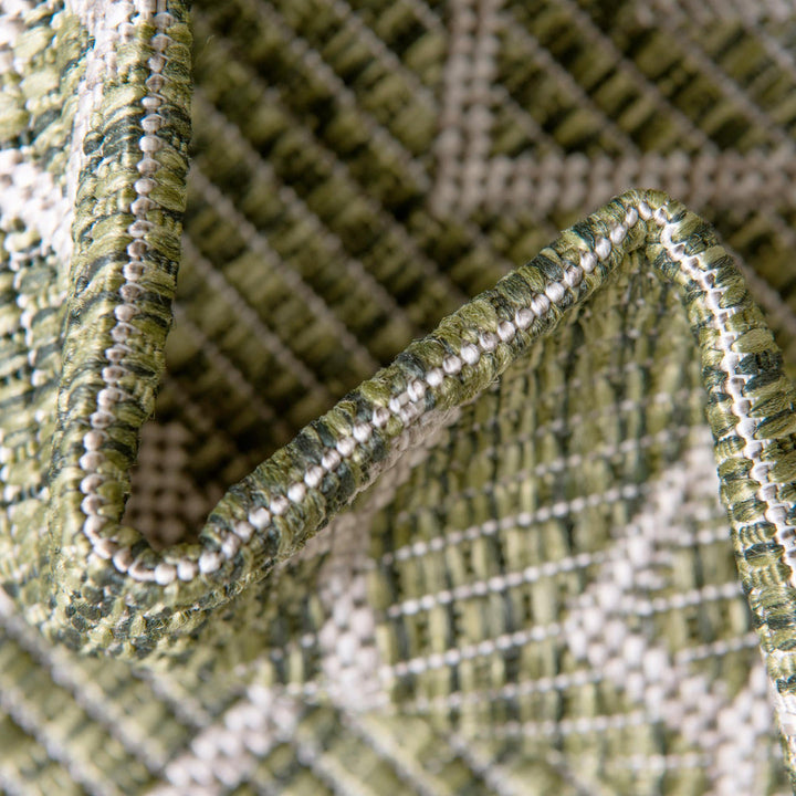 Adley Southwestern Green/Beige Indoor/Outdoor Area Rug Gracie Oaks Rug Size: Rectangle 4'1" x 6'1"