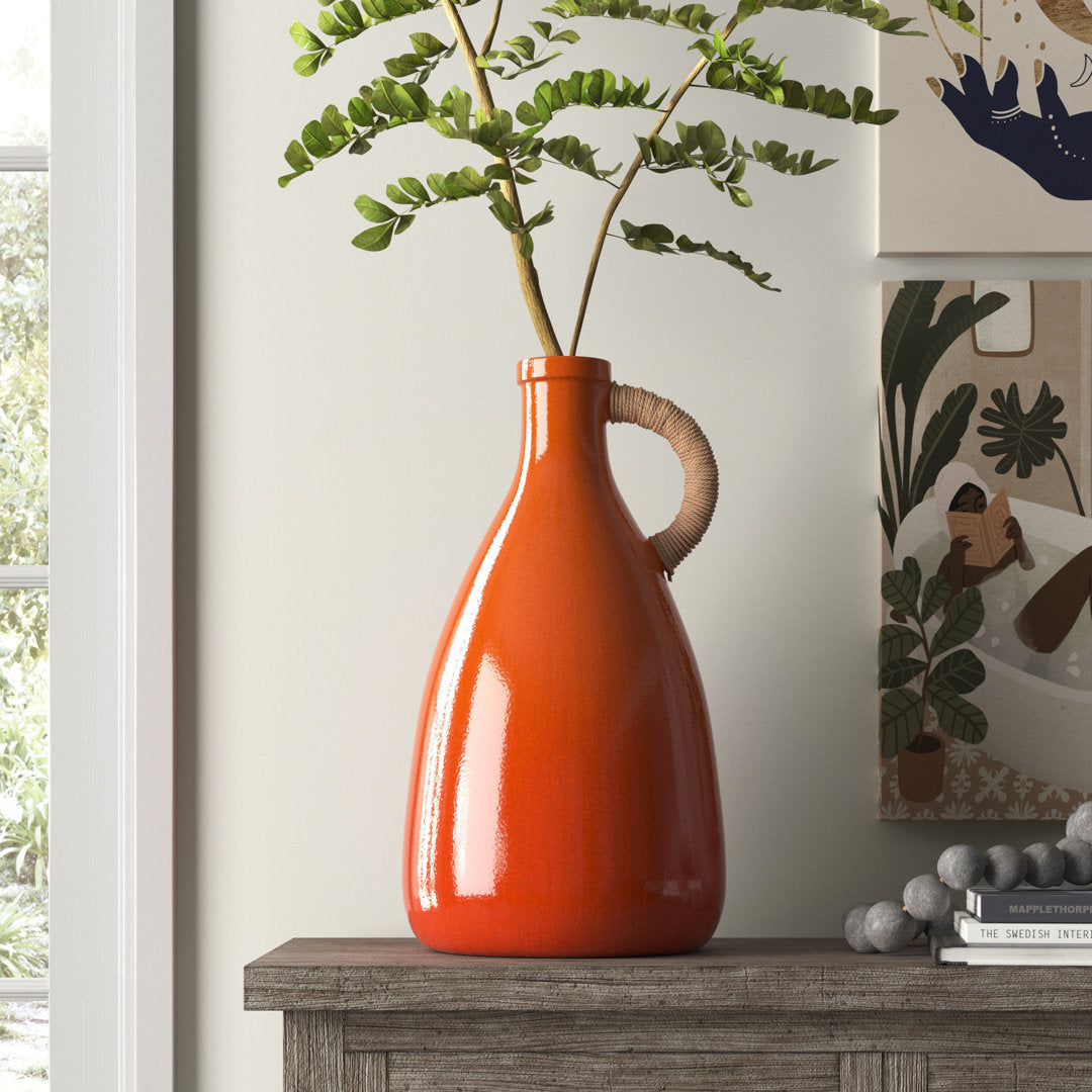 Holyfield 18"H Tall Jug Langley Street® Color: Orange