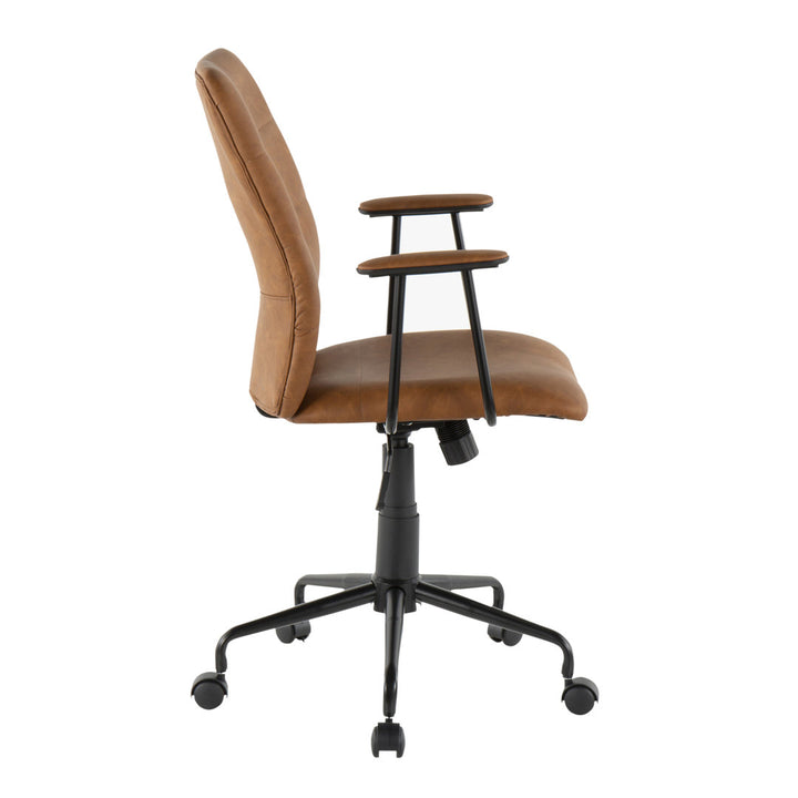 Zion Task Chair Steelside™ Upholstery Color: Brown