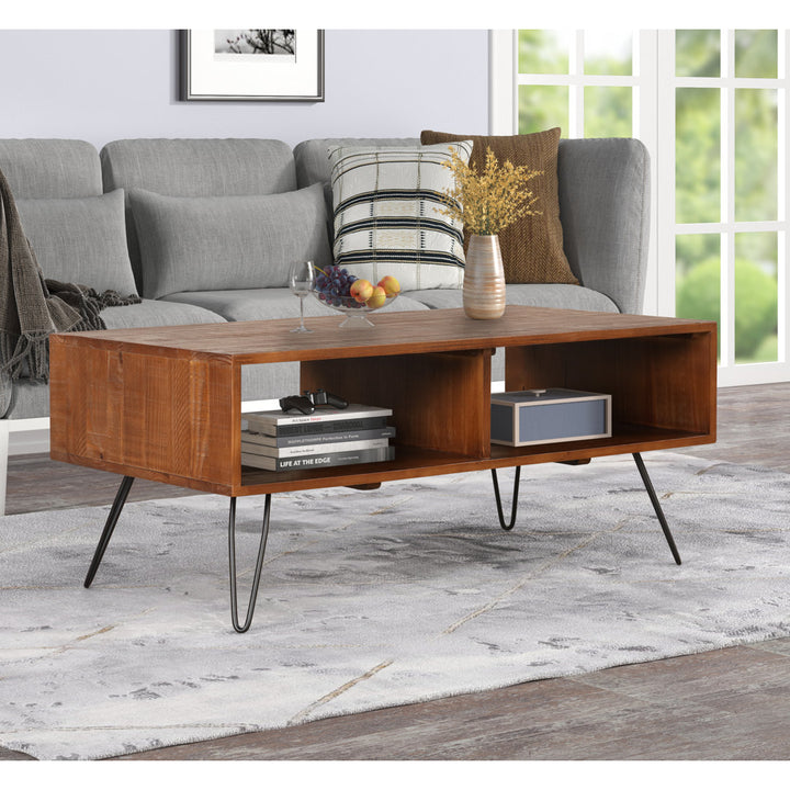 Jorgenson 4 Legs Coffee Table with Storage Trent Austin Design®