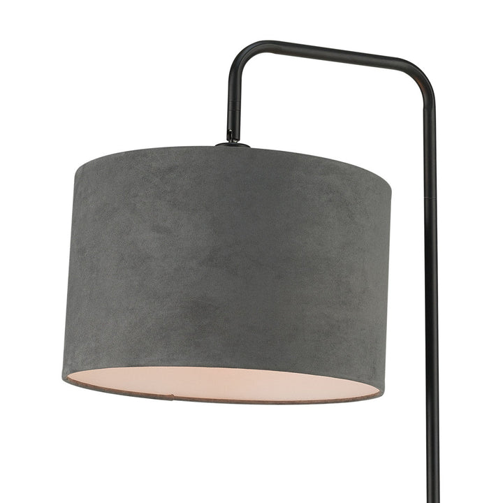 Chattahoochee 58" Arched Floor Lamp Ebern Designs Base Finish: Black