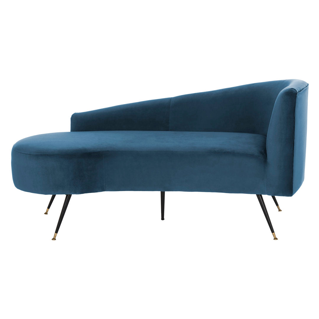 Frankie Right-Arm Chaise Lounge Mercer41 Fabric: Navy