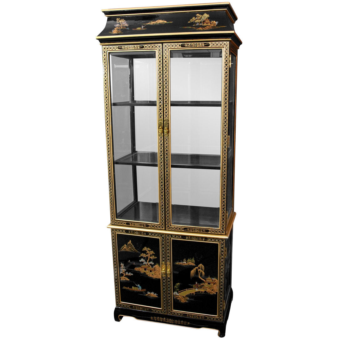 Lighted Curio Cabinet Oriental Furniture