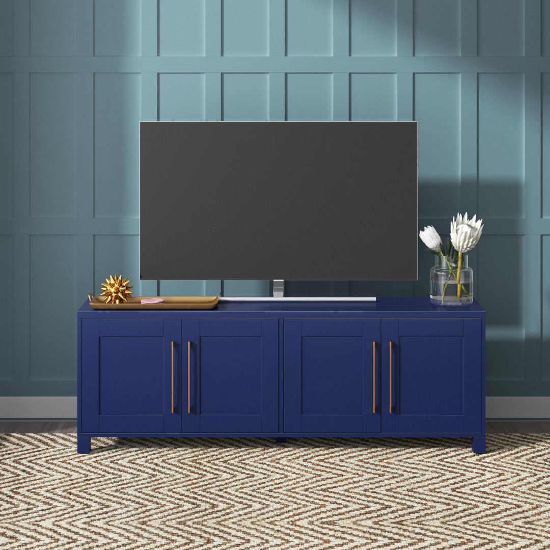 Chabot TV Stand for TVs up to 78" Latitude Run® Color: Dark Blue