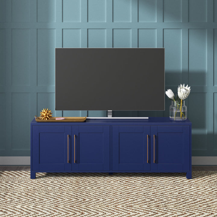 Chabot TV Stand for TVs up to 78" Latitude Run® Color: Dark Blue