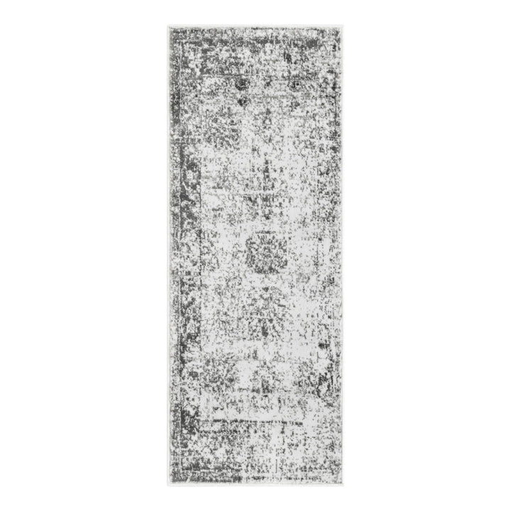 Brandt Floral Gray Area Rug Mistana™ Rug Size: Runner 2' x 5'2"