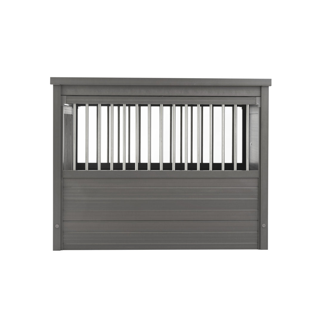 Southwick ECOFLEX® Furniture-Style Dog Crate – End Table Design Archie & Oscar™ Color: Gray Size: Large (28" H x 24" W x 35.4" D)