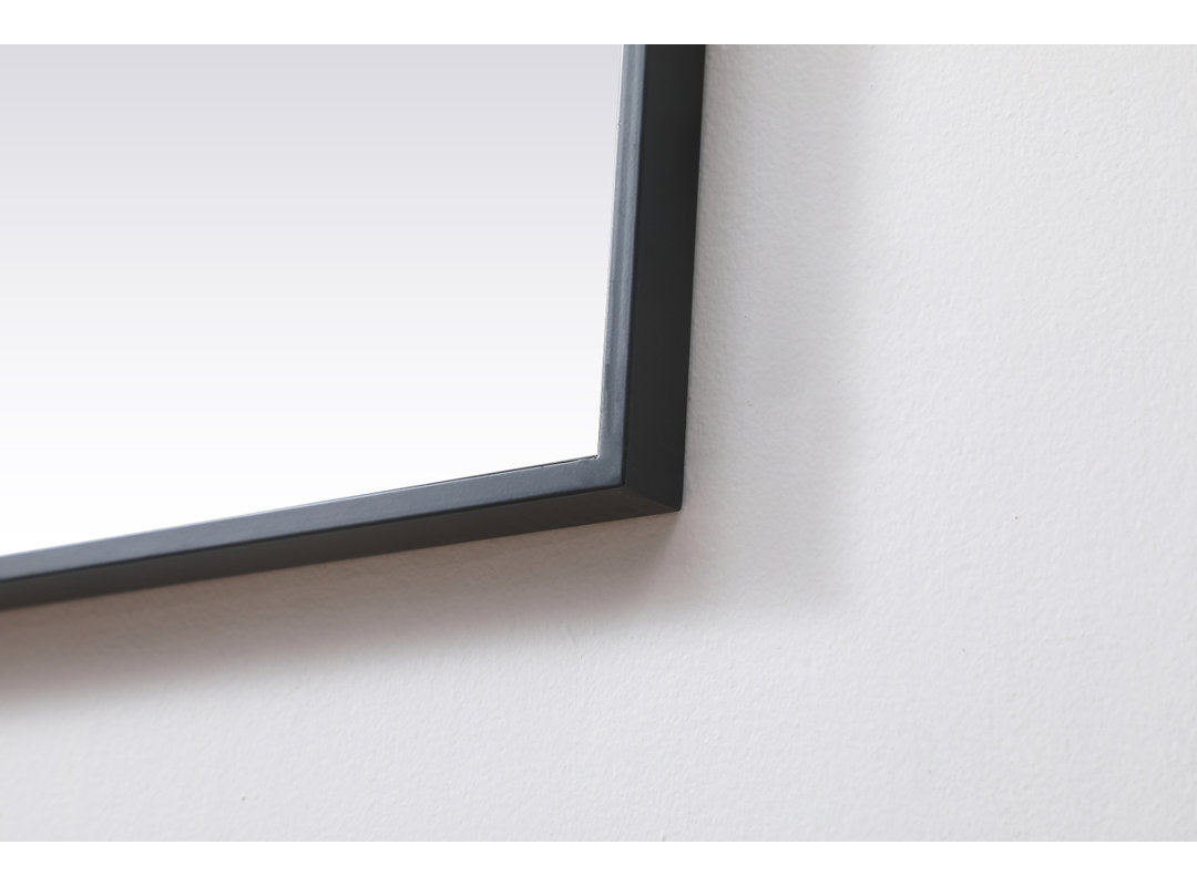 Valparaiso Accent Mirror Wade Logan® Size: 48"  x 48"  Finish: Black