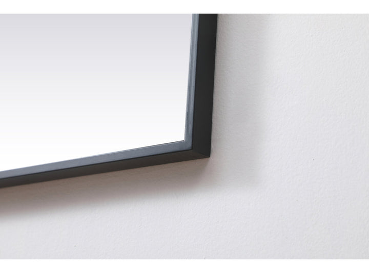 Valparaiso Accent Mirror Wade Logan® Size: 48"  x 48"  Finish: Black