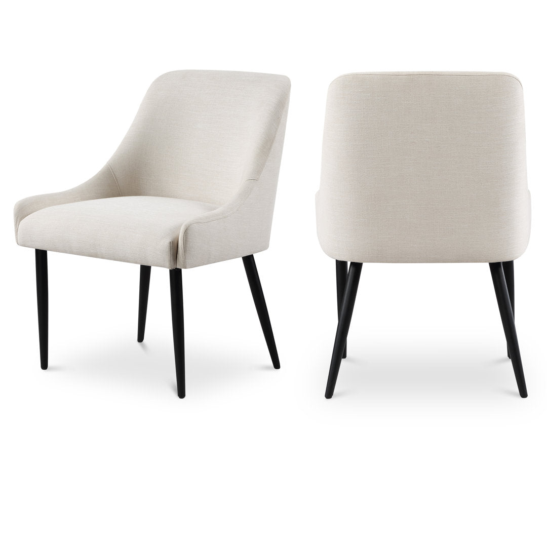Liandra Side Chair (Set of 2) George Oliver Color: Beige