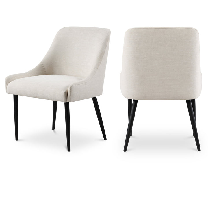Liandra Side Chair (Set of 2) George Oliver Color: Beige