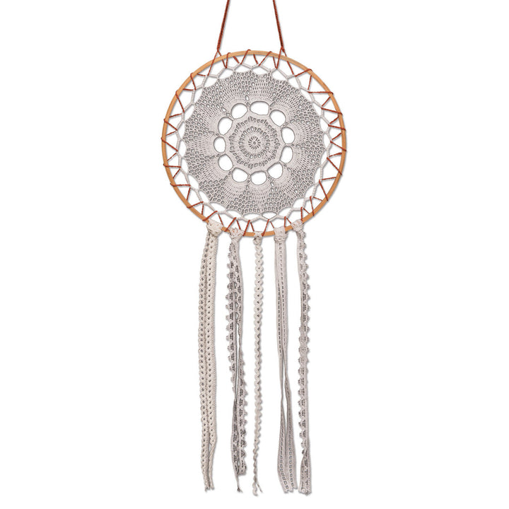 Crochet Dream Catcher Handcrafted Wall Décor Bungalow Rose