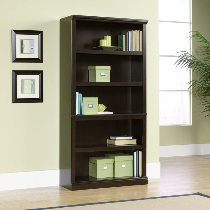 Alexsia 69.76" H x 35.28" W Standard Bookcase Lark Manor™ Color: Jamocha Wood