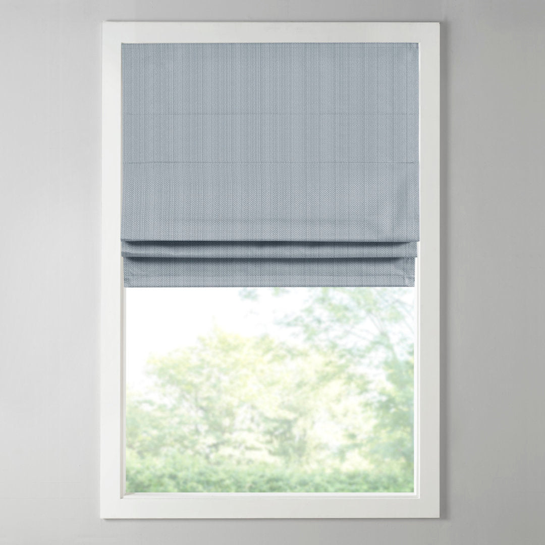 Galen Basketweave Cordless Room Darkening Roman Shade Madison Park Length & Width: 35"W x 64"L