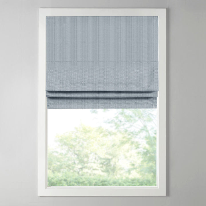 Galen Basketweave Cordless Room Darkening Roman Shade Madison Park Length & Width: 35"W x 64"L
