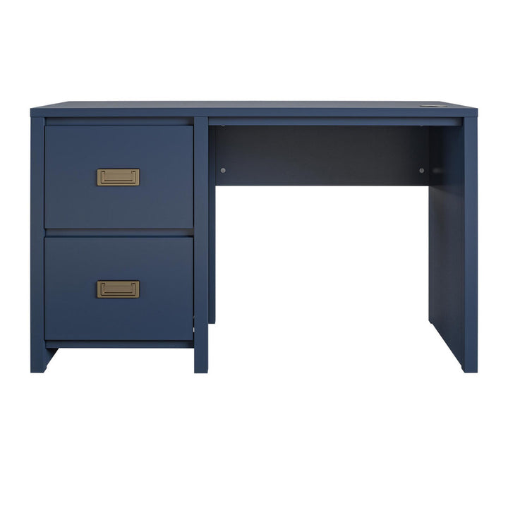 Monarch Hill Haven Kids 47.48" W Writing Desk Little Seeds Color: Navy