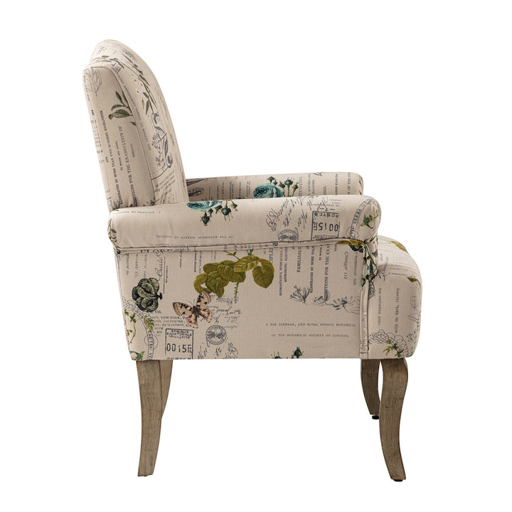 Belle 30" W Polyester Armchair Laurel Foundry Modern Farmhouse® Fabric: Floral Chenille