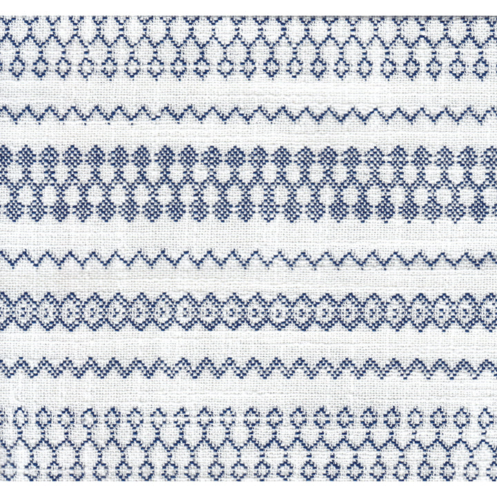 Adona Accent Chair Mistana™ Fabric: Blue/White Farmhouse Stripe 100% Cotton