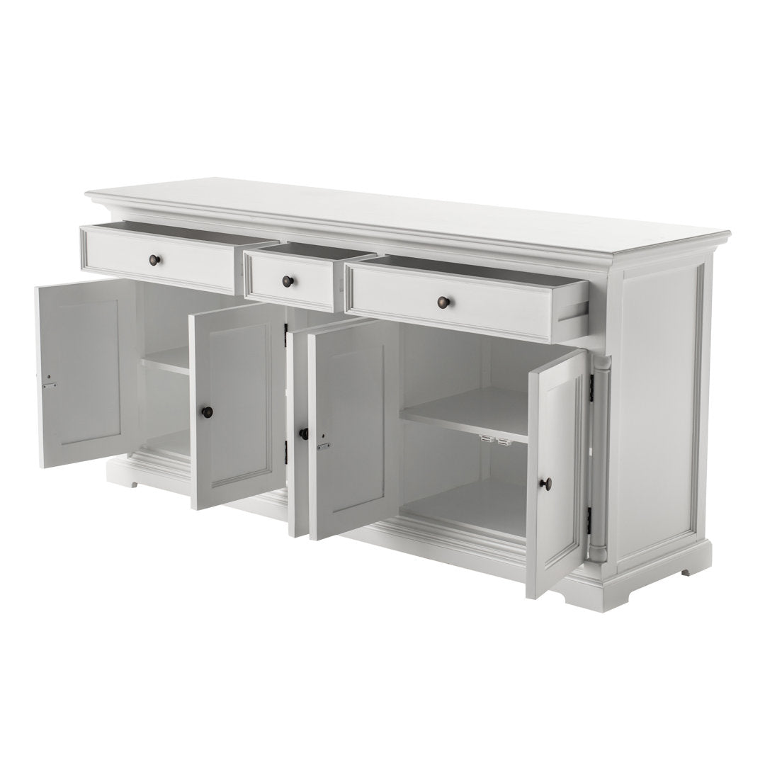 3 Drawer Solid Wood Buffet Table Red Barrel Studio®