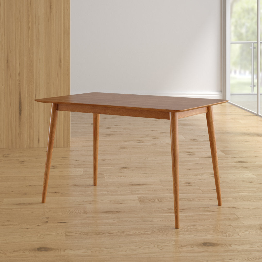 Goodyear Solid Wood Dining Table Corrigan Studio® Size: 29.48" W x 47.2" L