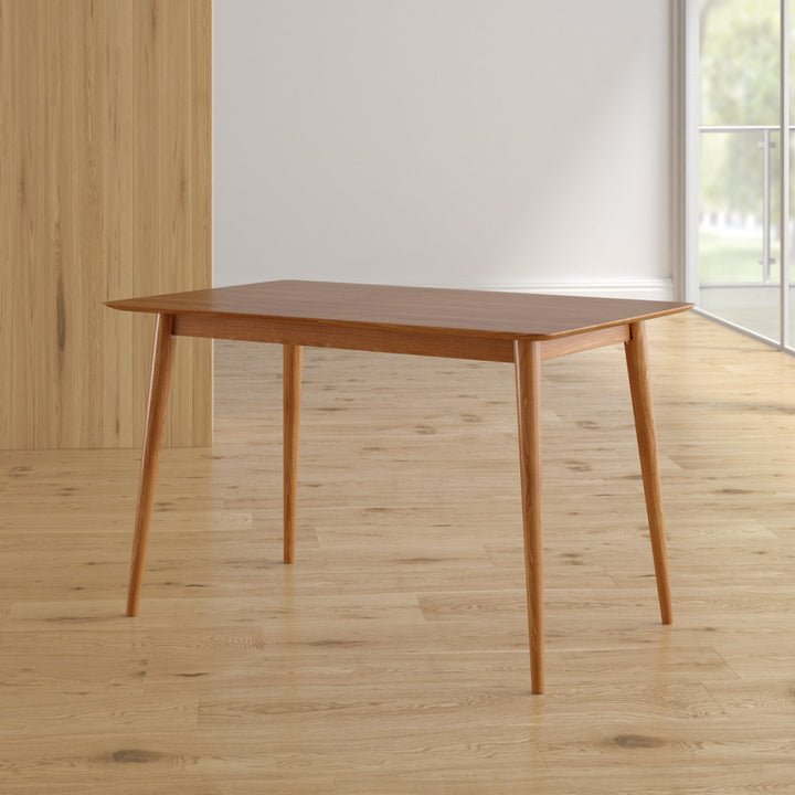 Goodyear Solid Wood Dining Table Corrigan Studio® Size: 29.48" W x 47.2" L