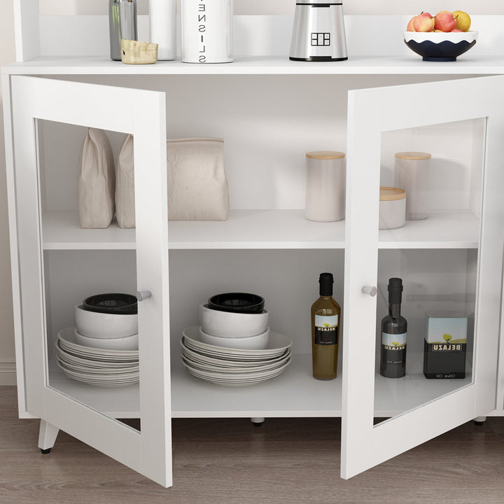 Dorilal 74.8" Kitchen Pantry Tucker Murphy Pet™ Finish: White