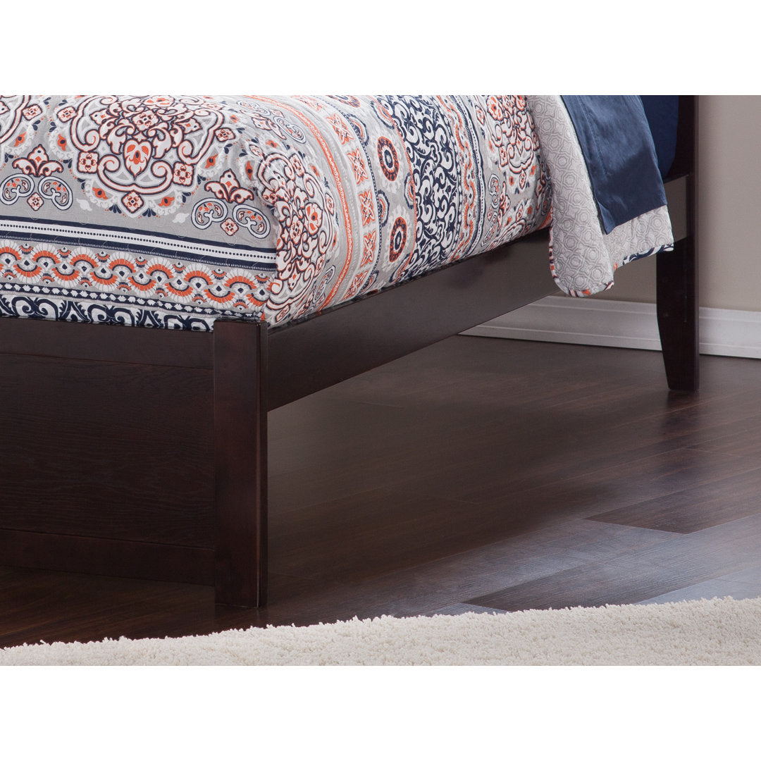 Bueno Park Solid Wood Platform Bed with Footboard and Trundle Viv + Rae™ Bed Frame Color: Espresso Size: Full