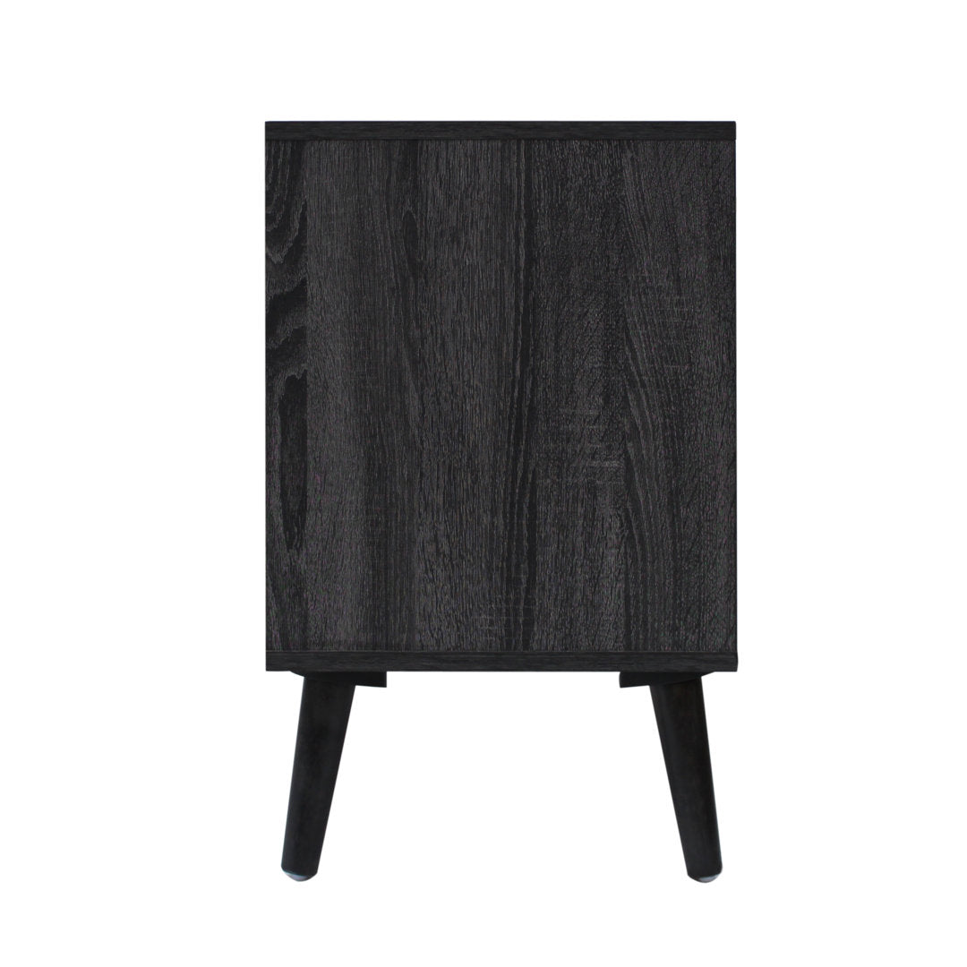 Caernarfon TV Stand for TVs up to 73" Wade Logan® Color: Sonoma Grey Oak