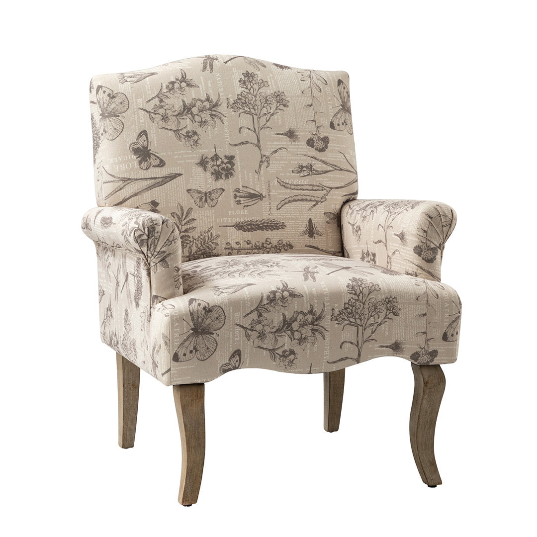 Belle 30" W Polyester Armchair Laurel Foundry Modern Farmhouse® Fabric: Gray Chenille