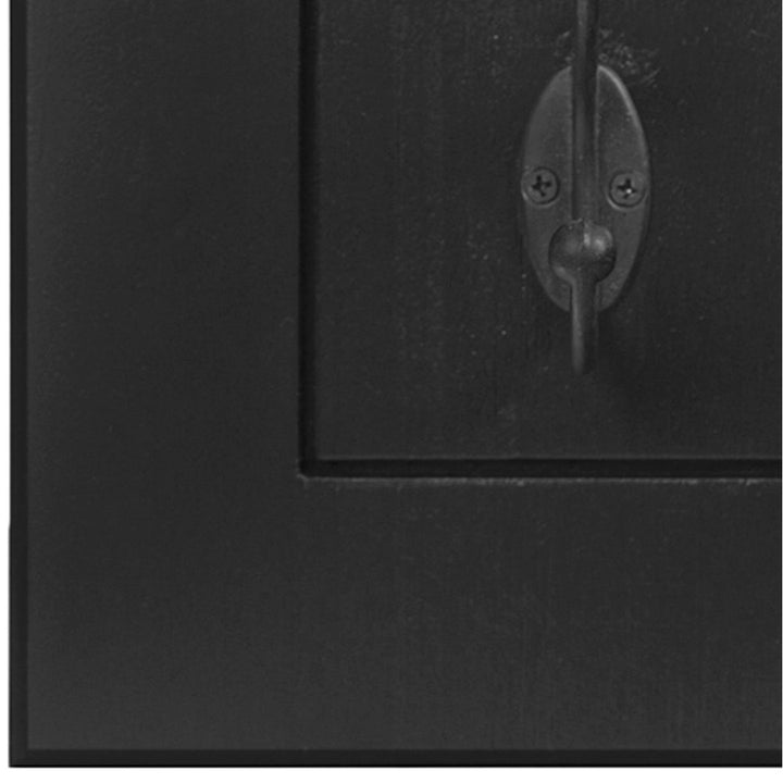 3 - Hook Wall Hook (Set of 3) Red Barrel Studio® Color: Black