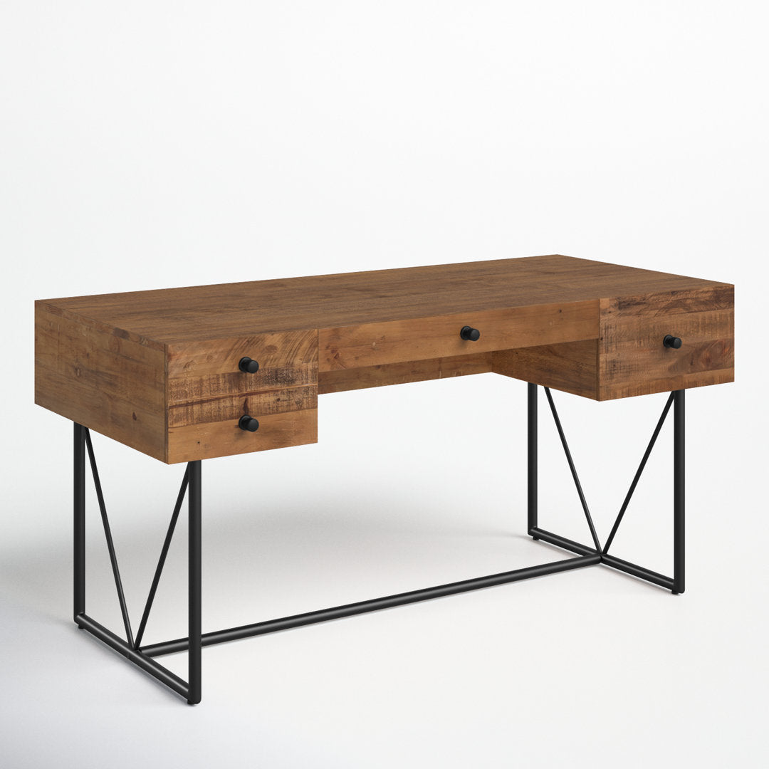 Rafi Solid Wood Writing Desk Birch Lane™