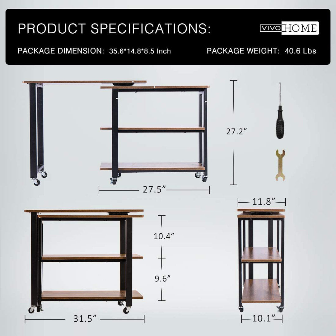 Daniel Wheel End Table Set with Storage 17 Stories