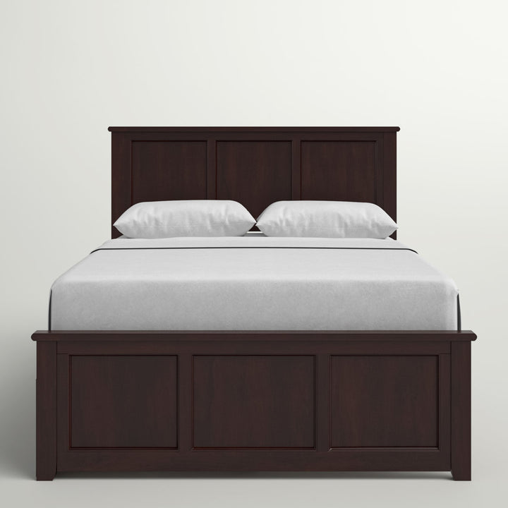 Amear Solid Wood Storage Platform Bed with Under Bed Drawers Lark Manor™ Color: Espresso Size: Queen