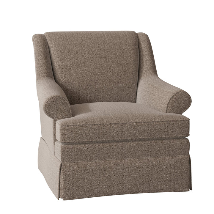 Amrin 35" Wide Armchair Lark Manor™ Arm Covers: Yes, Body Fabric: Beantown 41 Taupe Performance Chenille