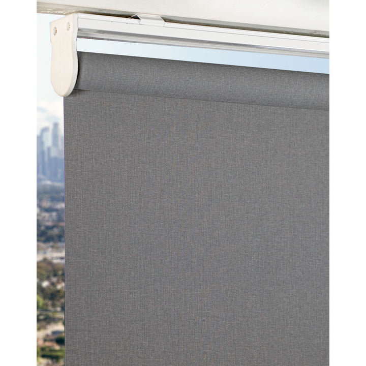 Shaunna Snap-N'-Glide Cordless Room Darkening Roll-up Shade Symple Stuff Color: Urban Gray Blind Size: 49"W x 72"L