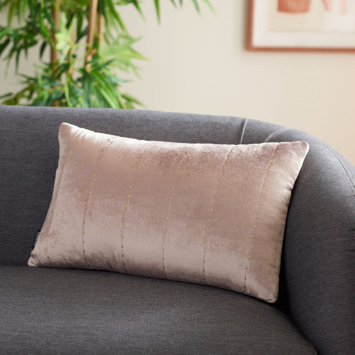 Rectangular Pillow Cover and Insert Safavieh Color: Blush