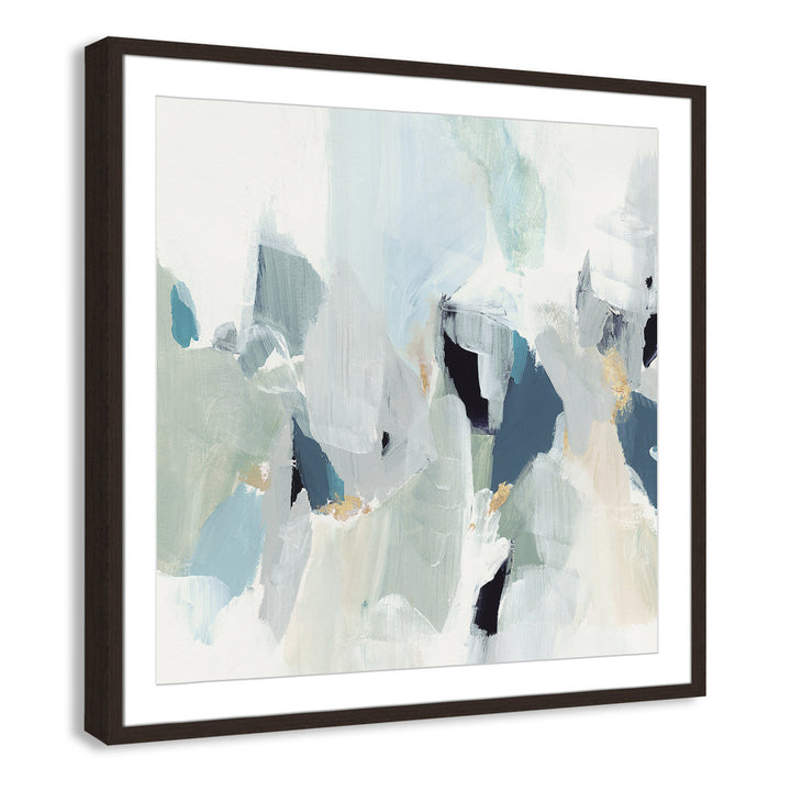 Little Talks II by Isabelle Z - Picture Frame Print on Canvas Casa Fine Arts Size: 32" H x 32" W x 1.25" D Format: Walnut Picture Framed Paper