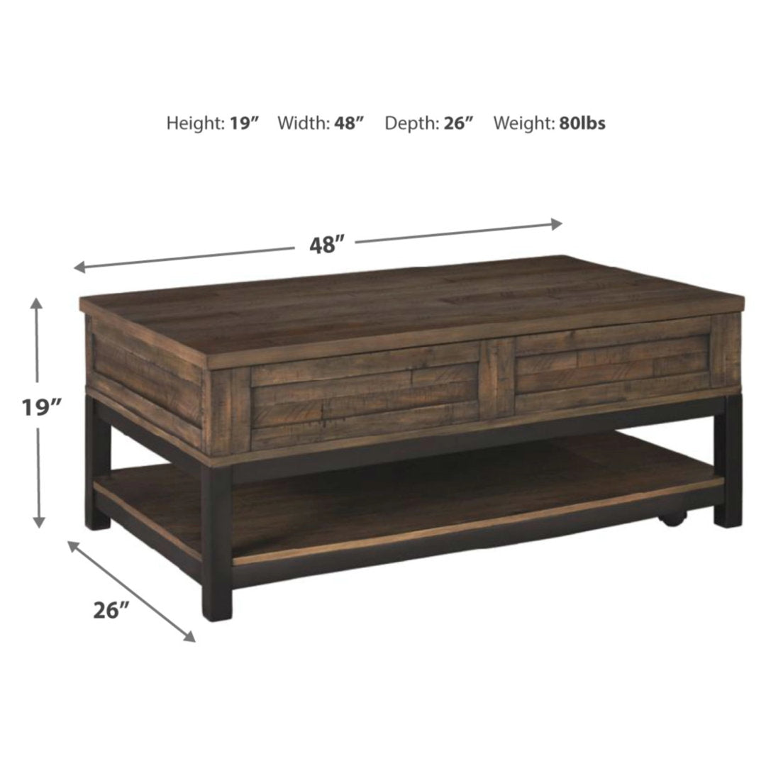 Benas Lift Top 4 Legs Coffee Table with Storage Gracie Oaks