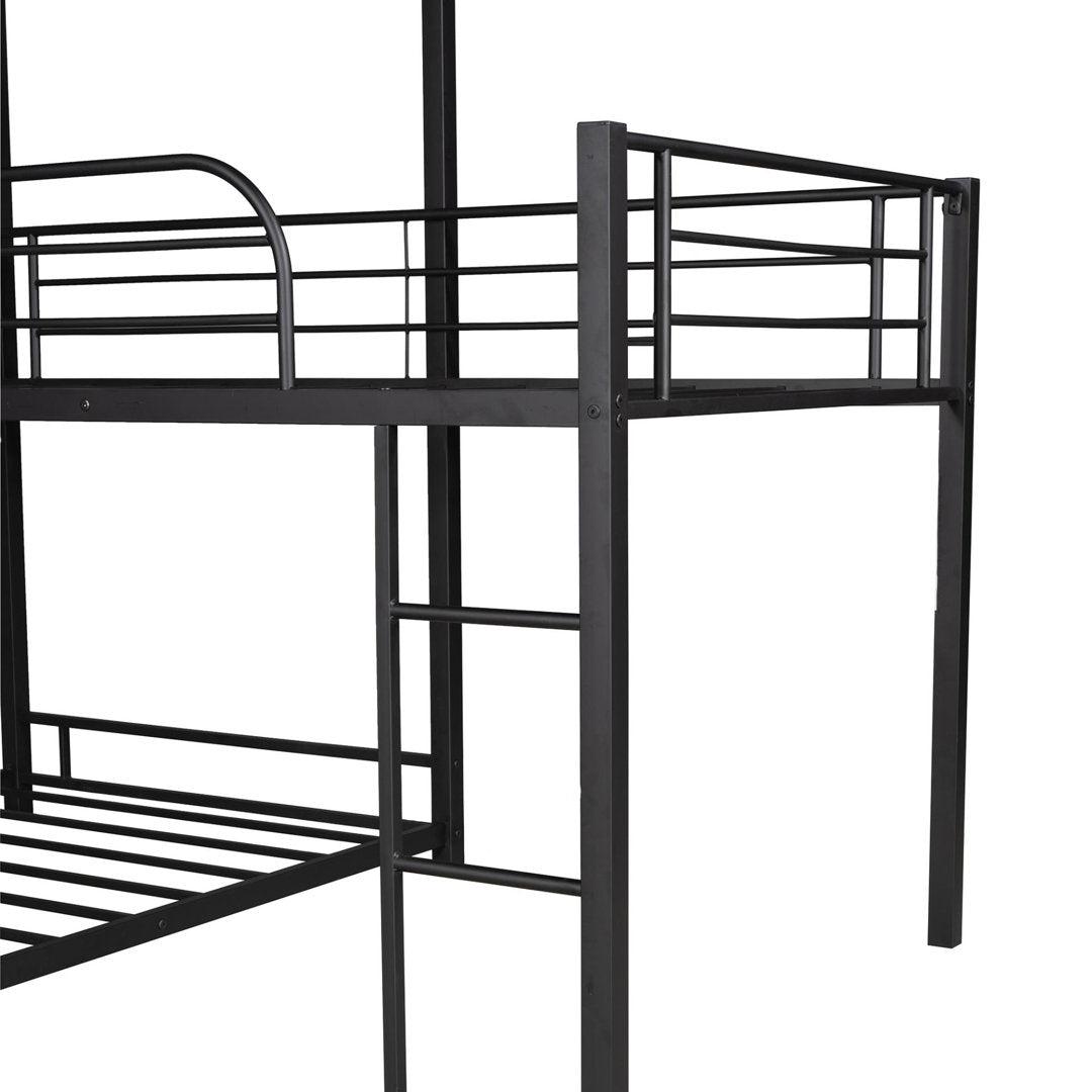 Triple L-shaped Metal Triple Twin Size Bunk Bed Isabelle & Max™