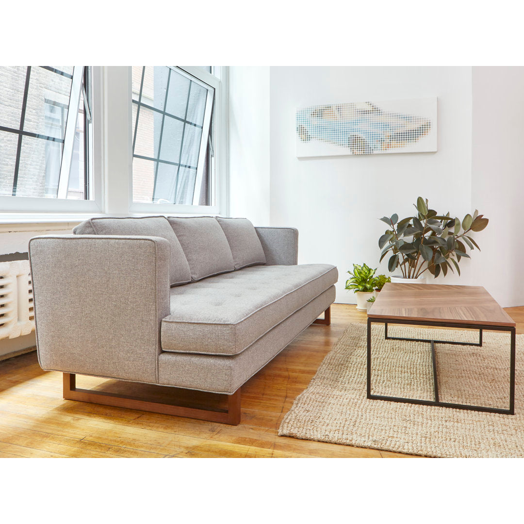 Tobias Coffee Table Rectangle Gus* Modern Color: Walnut
