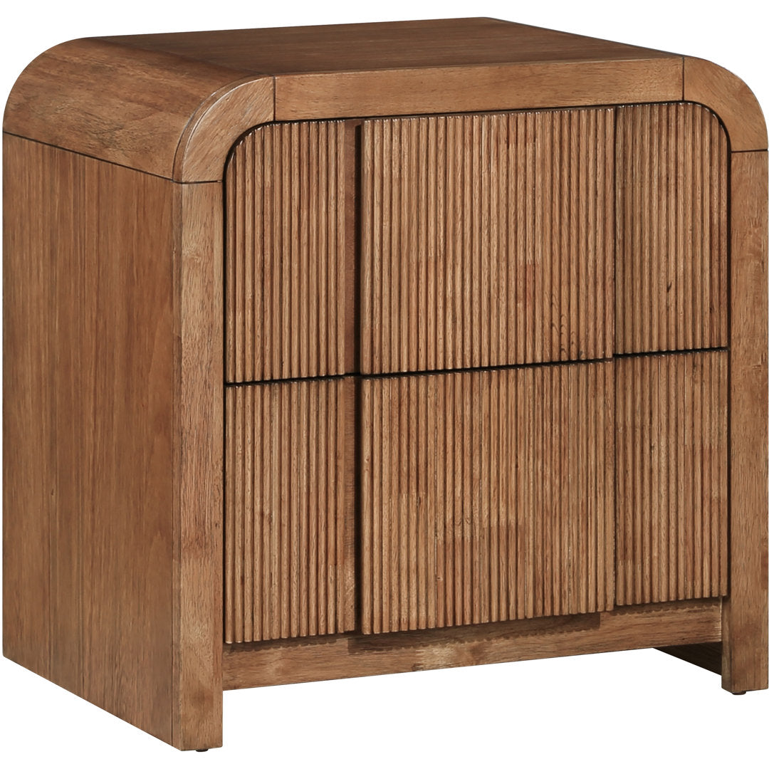 Ishana Solid Wood Nightstand Wrought Studio™ Color: Walnut