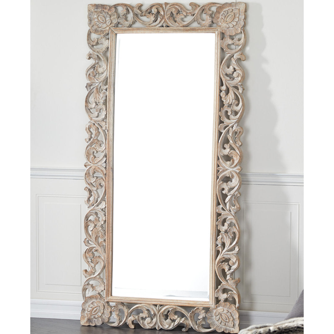 Talleyville Mango Wood Traditional Full Length Mirror One Allium Way®