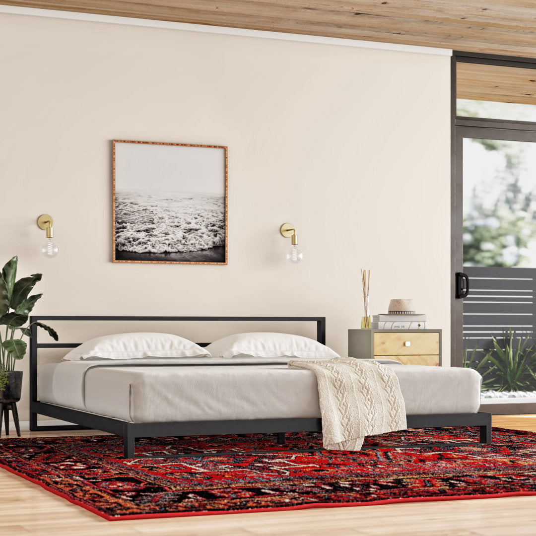 Sarethya Low Profile Platform Bed Ebern Designs Size: Queen
