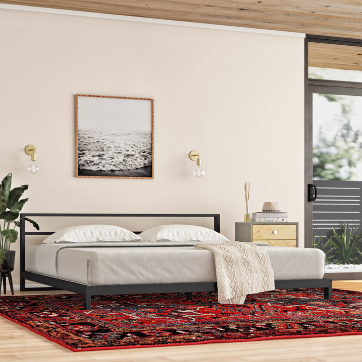 Sarethya Low Profile Platform Bed Ebern Designs Size: Queen