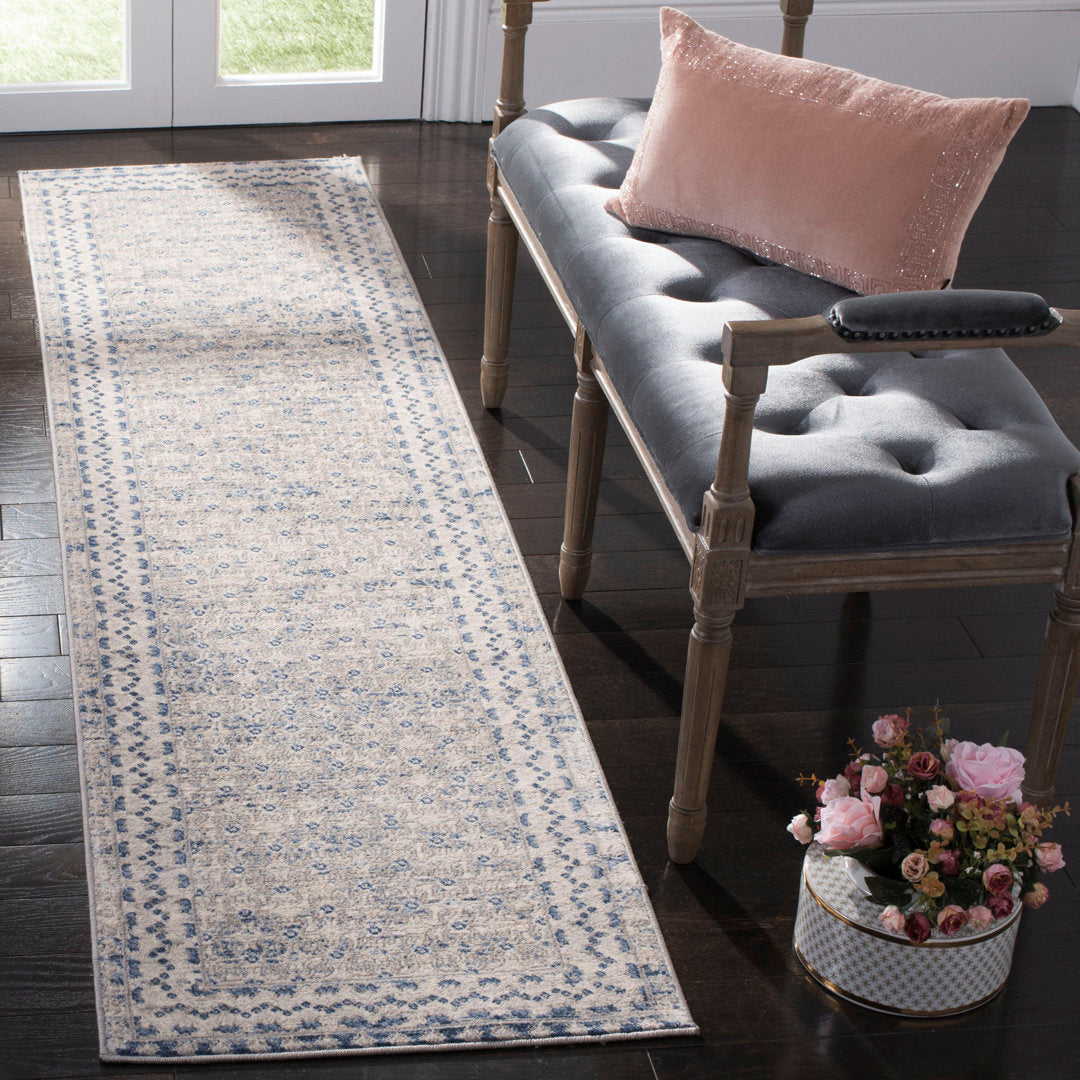 Llana Performance Oriental Rug Bungalow Rose Rug Size: Runner 2' x 22'